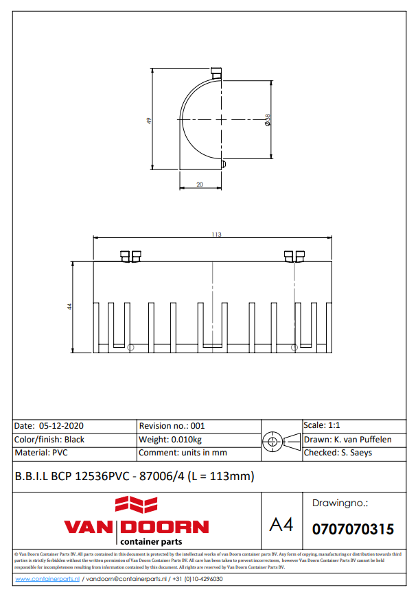 Bearing Bracket Inner Large.
